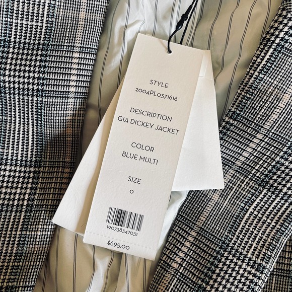 Veronica Beard Gray Plaid Blazer - Picture 5 of 7